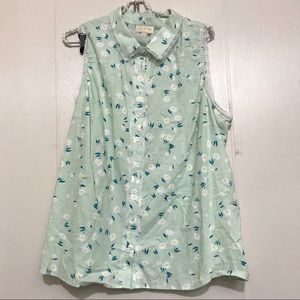 Mod cloth button down tank